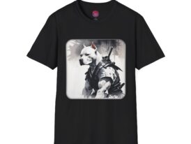 Warrior Dog – Black Graphic Tee