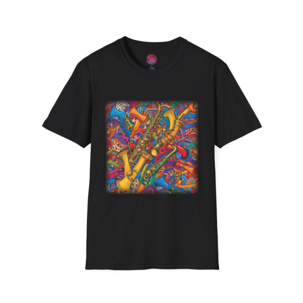 Vibrant Jazz Music T-Shirt for Music Lovers