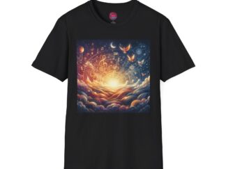 Cosmic Melody Unisex Softstyle T-Shirt