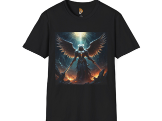 Epic Angel Graphic Unisex T-Shirt - Softstyle Art Tee for Fans
