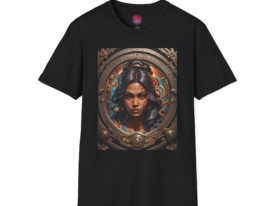 Mystic Art Eye-Catching for Creative Souls – Black Graphic Tee