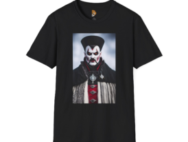 Gothic Vampire Design for Goth and Horror Fans – Black Graphic Tee