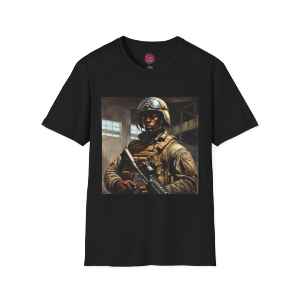 Military-Themed Unisex Softstyle T-Shirt - Perfect for Veterans Day and Everyday Wear