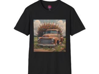 Vintage Truck Unisex Softstyle T-Shirt - Retro Automotive Tee