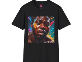 Vibrant Artistic Colorful – Black Graphic Tee