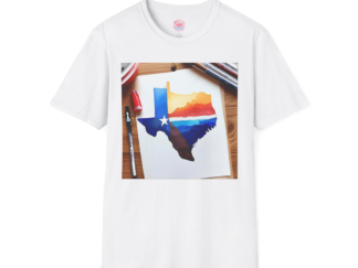 Texas Sunset Unisex Softstyle T-Shirt - Vibrant State Pride Tee