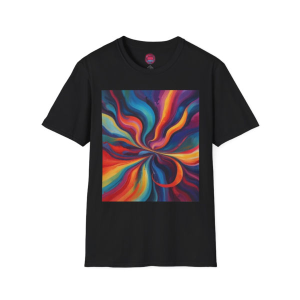 Colorful Swirl Unisex Softstyle T-Shirt - Vibrant Art Tee for Creative Souls