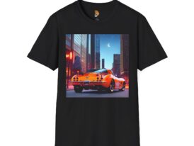 Retro Car – Black Graphic Tee