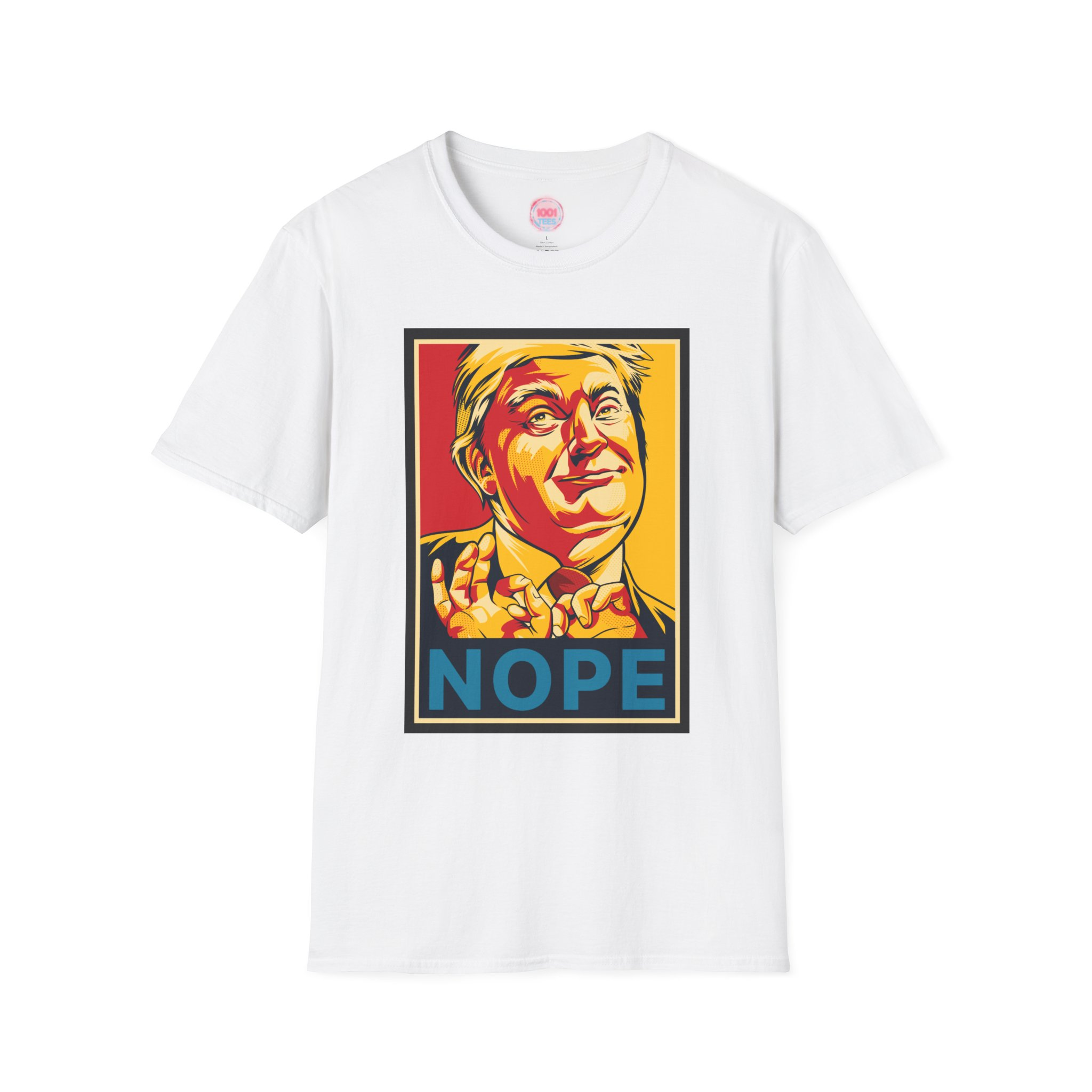 Funny Nope Graphic Unisex T-Shirt - Softstyle Casual Wear