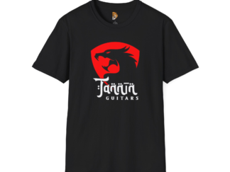Tannin Guitars Fierce Guitarist Unisex Softstyle T-Shirt Design