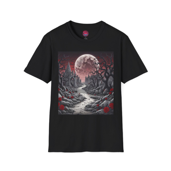 Spooky Moonlit Landscape T-Shirt for Halloween Lovers