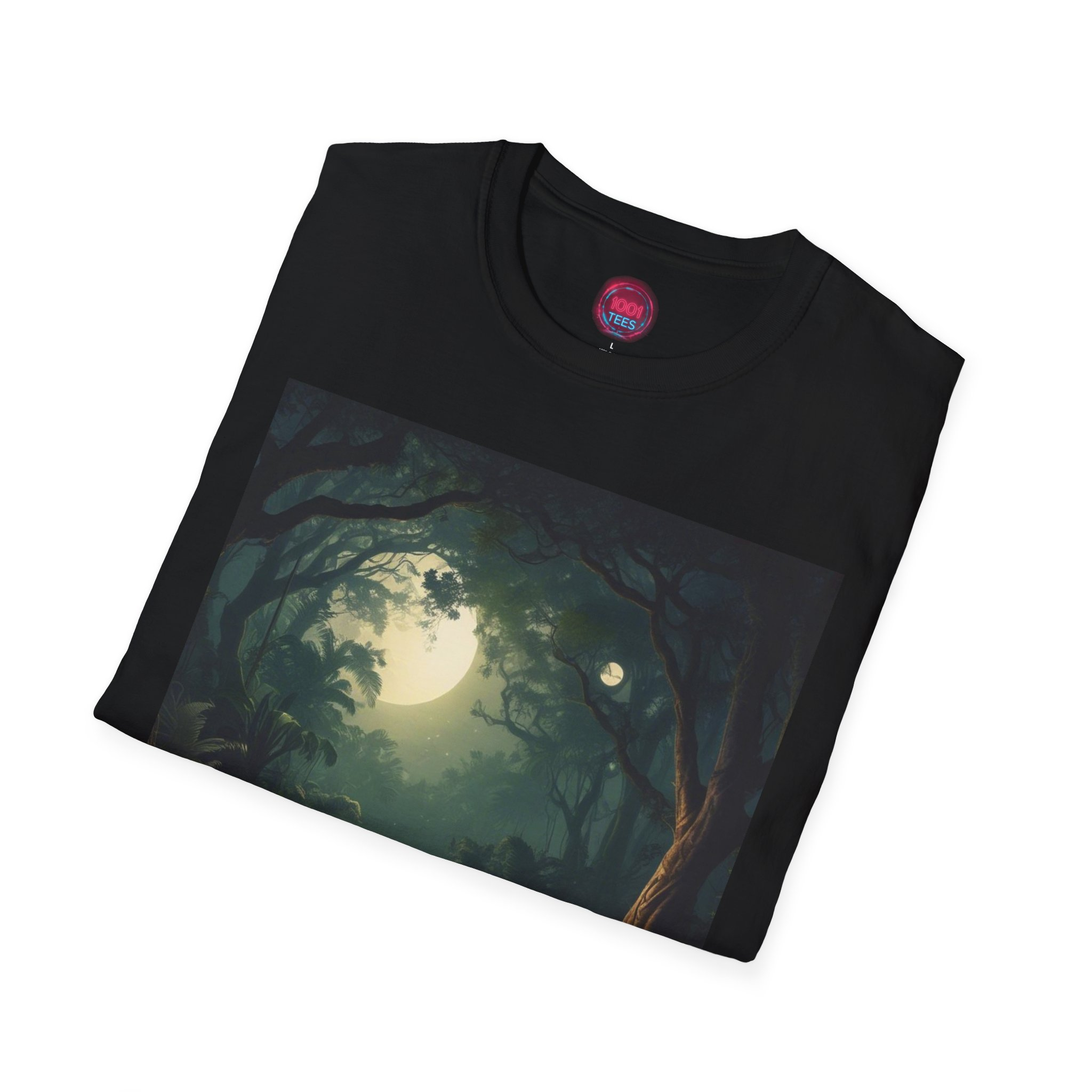 Moonlit Jungle Unisex T-Shirt - Nature Lover Gift - Image 4