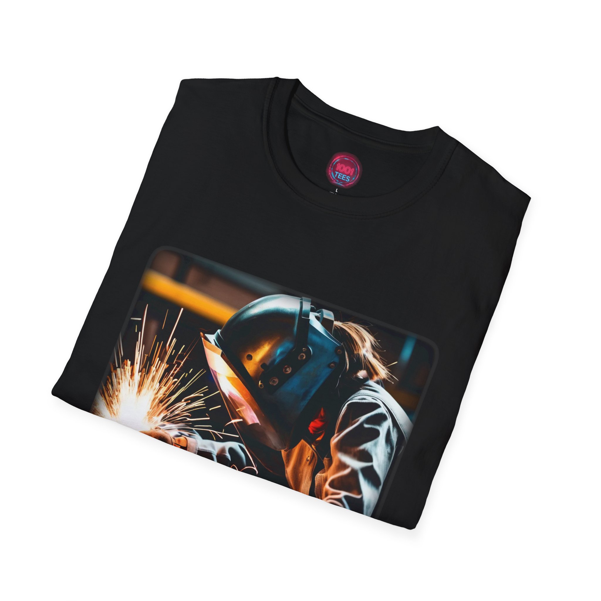 Welding Passion Unisex Softstyle T-Shirt - Perfect for Tradespeople and DIY Enthusiasts - Image 4
