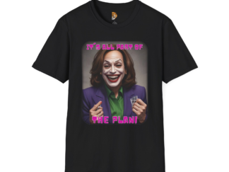Joker Inspired Unisex T-Shirt - "It's All Part of the Plan!"