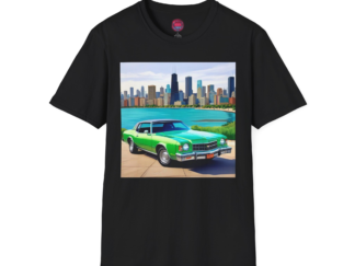 Retro Car Graphic Unisex Softstyle T-Shirt - Perfect for Car Enthusiasts & Road Trip Lovers