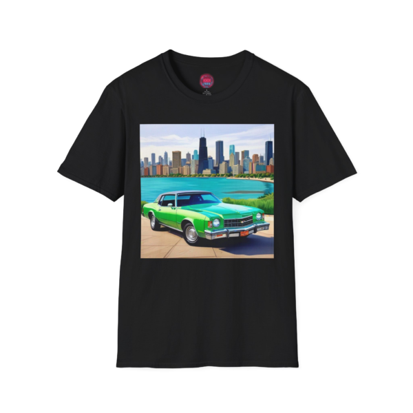Retro Car Graphic Unisex Softstyle T-Shirt - Perfect for Car Enthusiasts & Road Trip Lovers