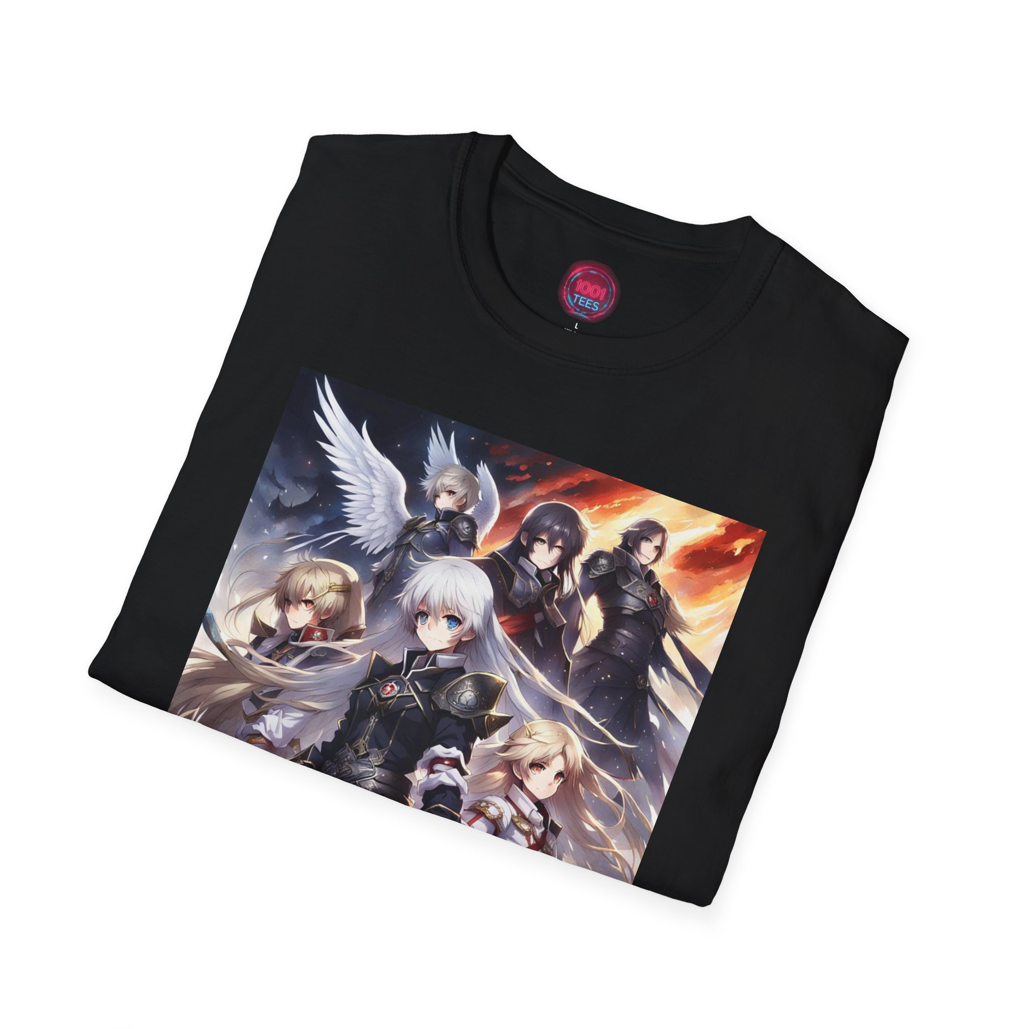 Epic Fantasy Unisex Softstyle T-Shirt - Bold Character Design - Image 4