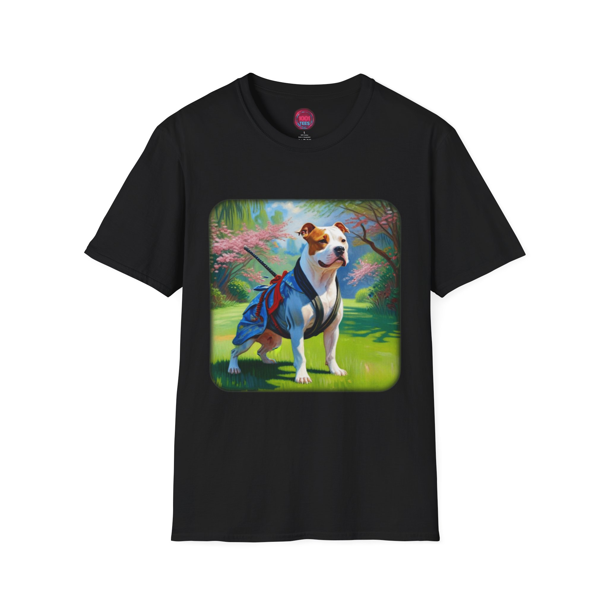 Dog Lover Unisex Softstyle T-Shirt - Vibrant Pet Art Tee - Image 5