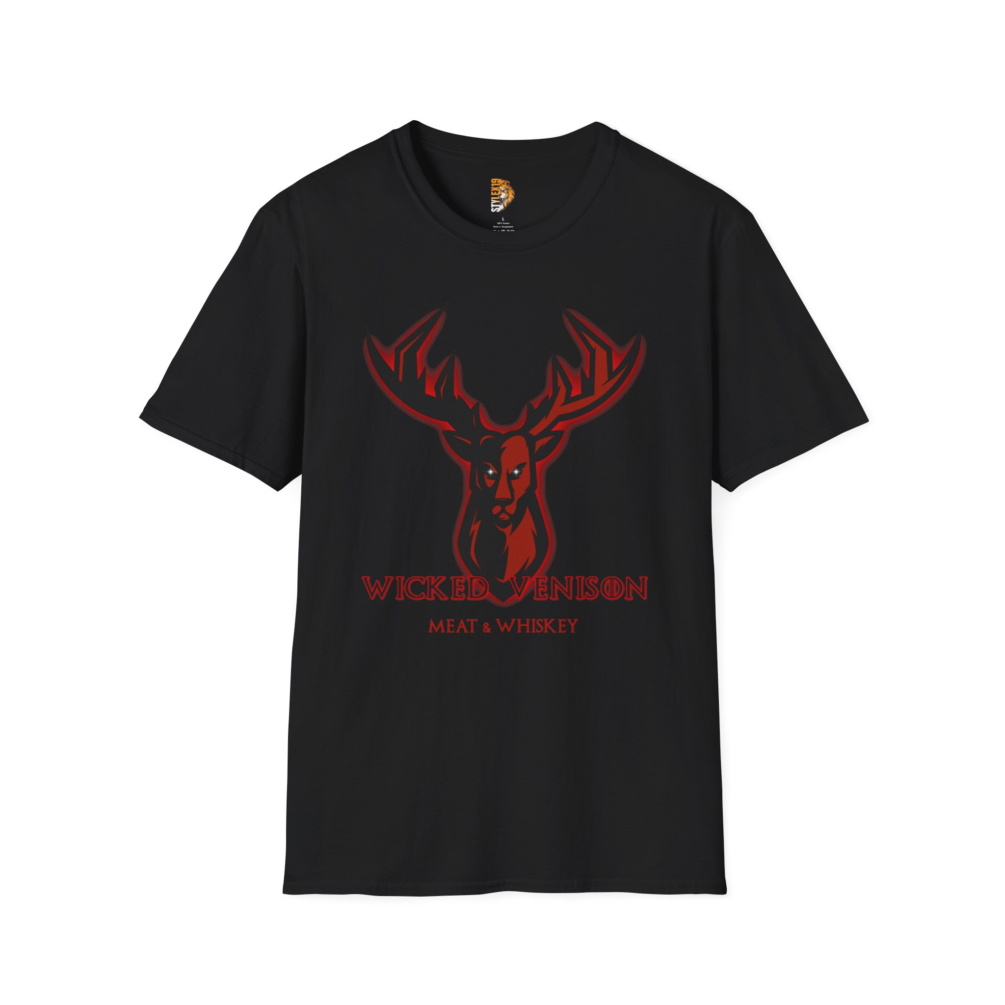 Wicked Venison Meat & Whiskey Unisex T-Shirt