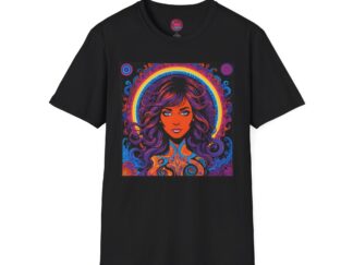 Black Lights Matter - Vibrant Retro Graphic T-Shirt - Boho Style Tee