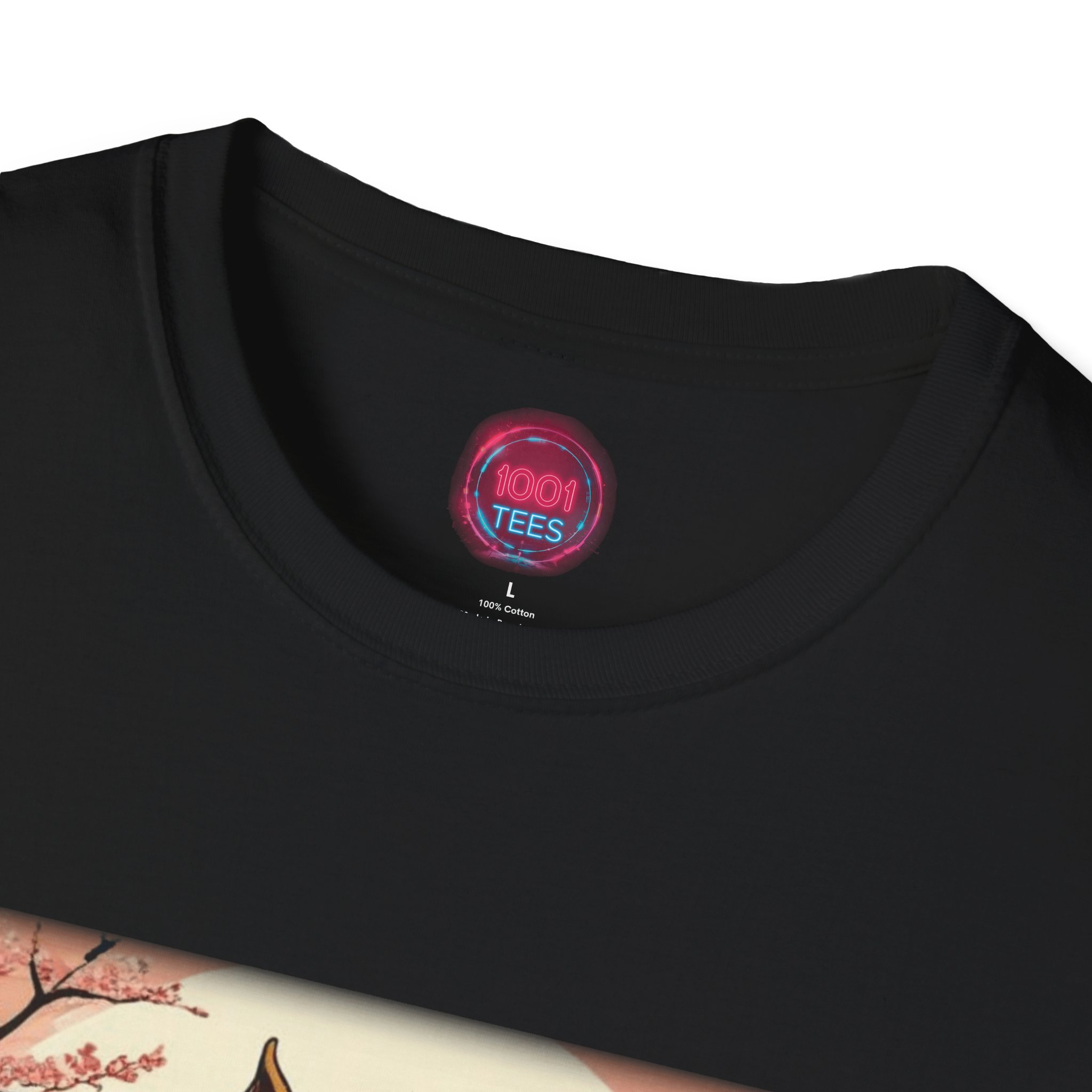 Samurai Dog Unisex Softstyle T-Shirt - Unique Pet Lover Gift - Image 3