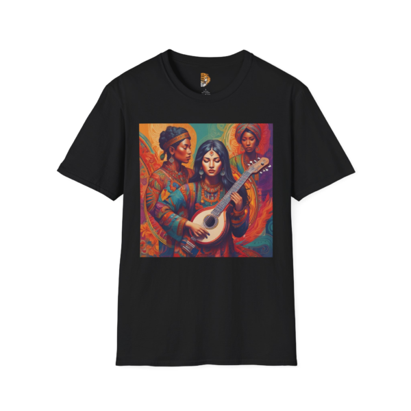Bohemian Art Unisex Softstyle T-Shirt - Music & Culture Inspired Design
