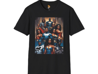 Superhero Squad Unisex Softstyle T-Shirt - Comfortable Graphic Tee for Comic Fans