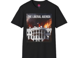The Liberal Agenda Graphic T-Shirt – Black Graphic Tee