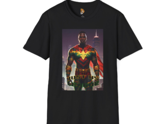 Superhero-Inspired Unisex Softstyle T-Shirt - Perfect for Comic Fans!
