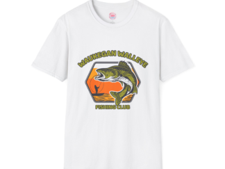 Waukegan Walleye Fishing Club T-Shirt - Unisex Softstyle Tee for Fishing Enthusiasts