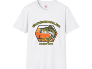 Waukegan Walleye Fishing Club T-Shirt - Unisex Softstyle Tee for Fishing Enthusiasts