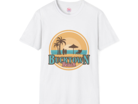 Bucktown Beach Summer Vibes – Black Graphic Tee