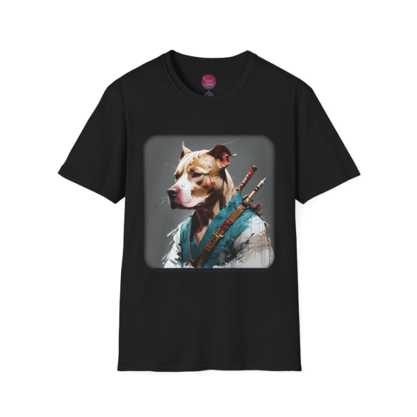 Pitbull Samurai Unisex Softstyle T-Shirt | Dog Lover Gift | Casual Tee
