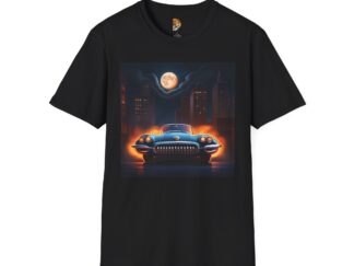 Retro Car Night Vibes Unisex Softstyle T-Shirt