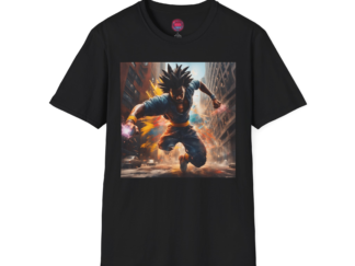 Epic Action Unisex Softstyle T-Shirt | Cool Graphic Tee for Gamers