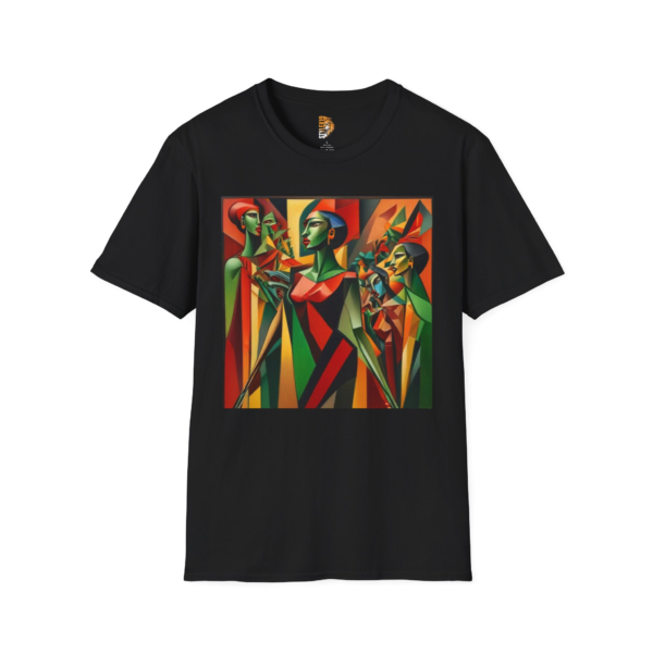 Vibrant Unisex Softstyle T-Shirt - Artistic Expression Design