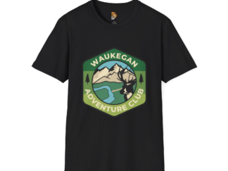 Waukegan Adventure Club Unisex Softstyle T-Shirt - Outdoor Enthusiast Tee