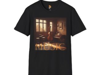 Vintage Music Vibes Unisex Softstyle T-Shirt