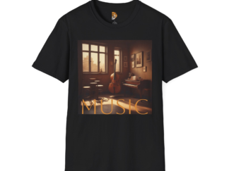 Vintage Music Vibes Unisex Softstyle T-Shirt