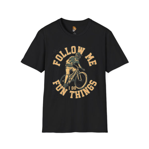 Follow Me Fun Things Unisex Softstyle T-Shirt - Perfect for Adventure Lovers