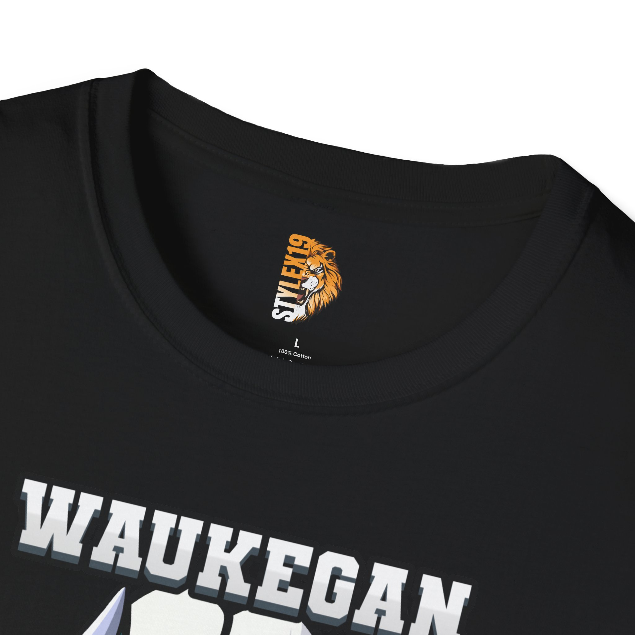 Waukegan Toros Rojos Soccer T-Shirt | Unisex Softstyle Tee for Fans - Image 3