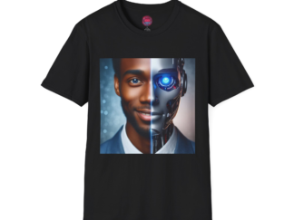 Futuristic AI-Inspired Unisex T-Shirt - Embrace the Future Design