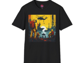 Bold Adventure Design – Black Graphic Tee
