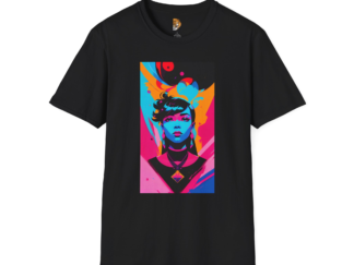 Vibrant Unisex Softstyle T-Shirt - Colorful Art Tee for Creative Souls