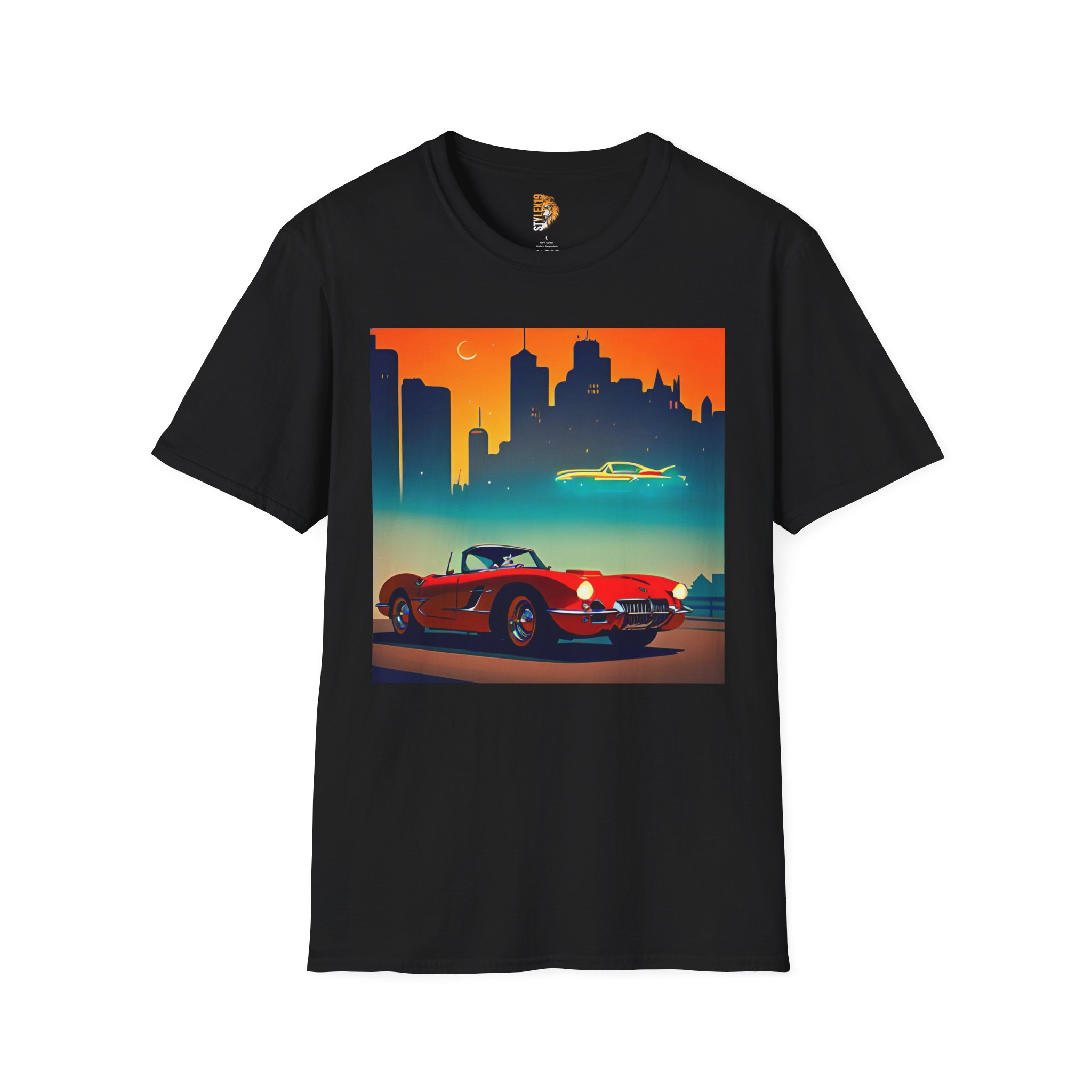 Retro Car Vibes Unisex Softstyle T-Shirt - Perfect for Car Lovers and Nostalgia Seekers