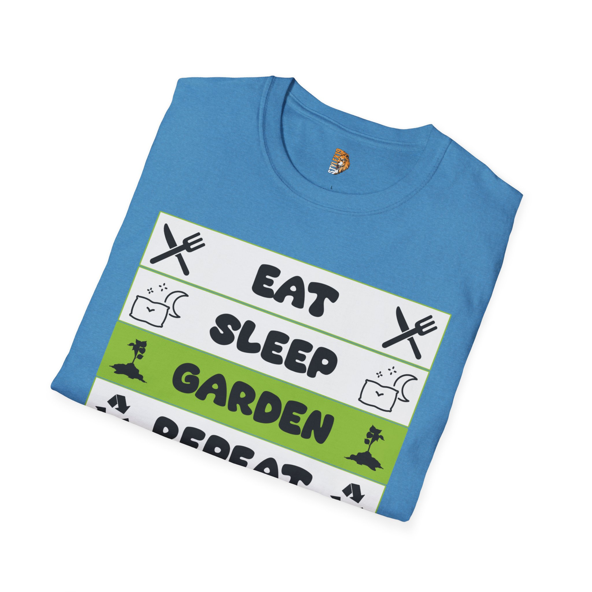 Eat, Sleep, Garden, Repeat Gardening T-Shirt - Image 16
