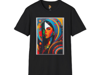 Vibrant Art Graphic Unisex Softstyle T-Shirt for Creative Souls