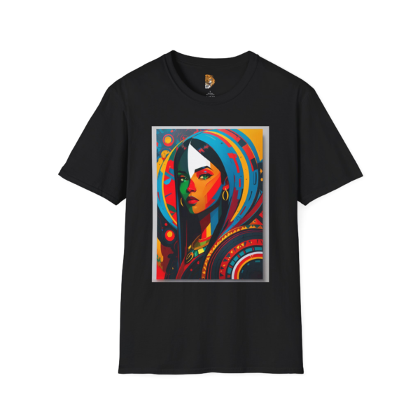 Vibrant Art Graphic Unisex Softstyle T-Shirt for Creative Souls
