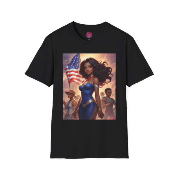 Empowered Hero Unisex Softstyle T-Shirt - Celebrate Strength and Unity