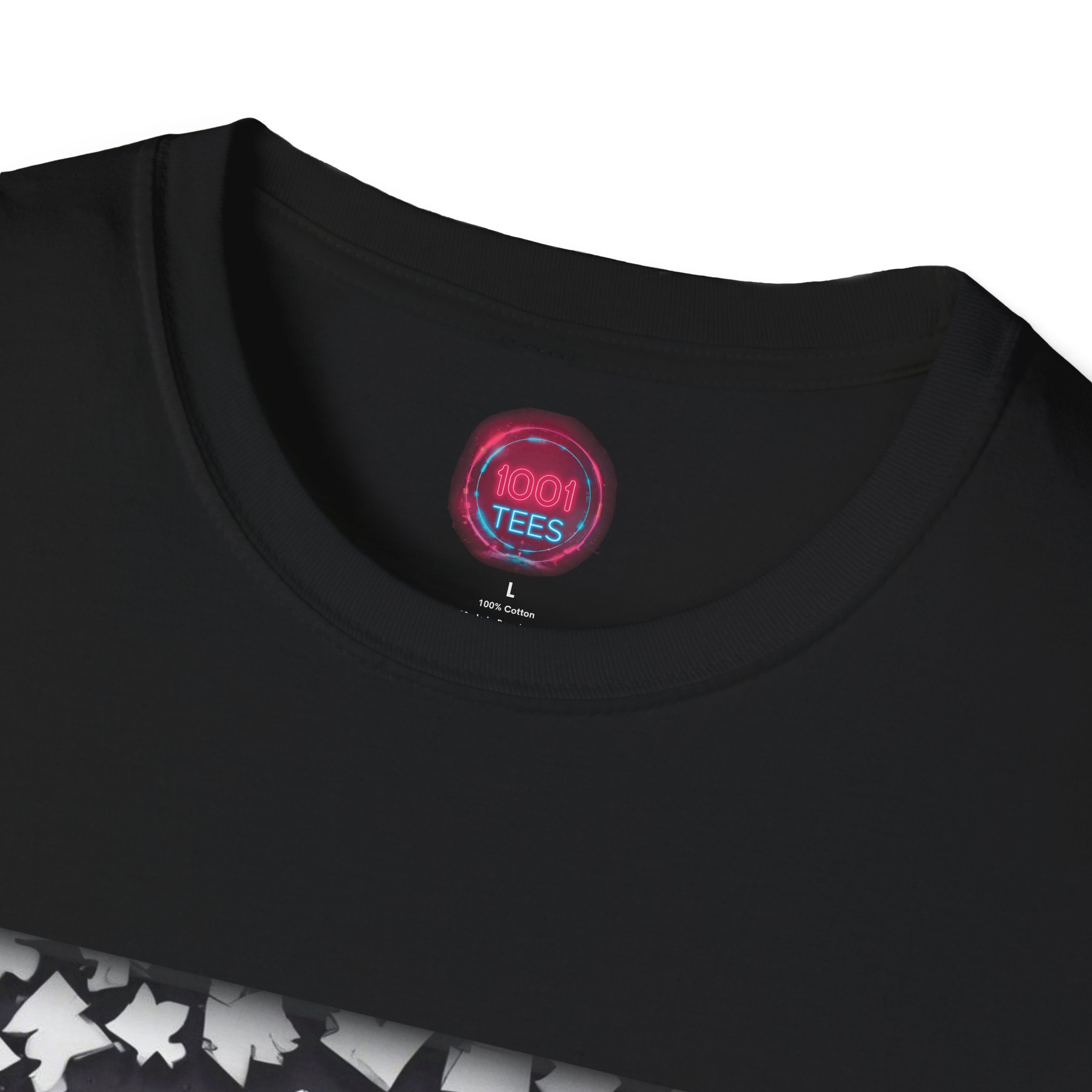 Heart Puzzle Unisex T-Shirt - Softstyle Graphic Tee for Love and Connection - Image 3